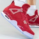 Jordan 4 “ Oklahoma Sooners ” Red Suede