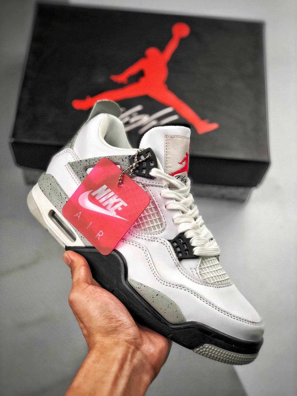 Jordan 4 Retro White Cement