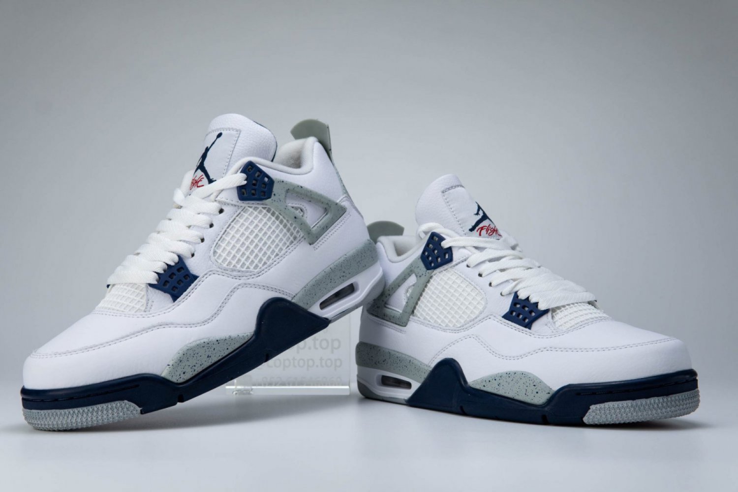 Jordan 4 Retro White Midnight Navy