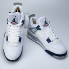Jordan 4 White Midnight Navy