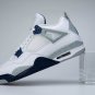 Jordan 4 White Midnight Navy