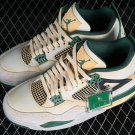 JORDAN AIR JORDAN 4 RETRO WHITEGREYGREENYELLOW