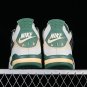 JORDAN AIR JORDAN 4 RETRO WHITEGREYGREENYELLOW