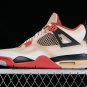 JORDAN AIR JORDAN 4 RETRO WHITEREDBLACKYELLOW