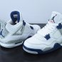 Nike Air  Jordan 4 Retro White Midnight Navy