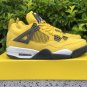 Nike Air Jordan 4 &acirc;��Lightning 2021&acirc;�� Tour YellowDark Blue-Grey-White