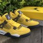 Nike Air Jordan 4 &acirc;��Lightning 2021&acirc;�� Tour YellowDark Blue-Grey-White