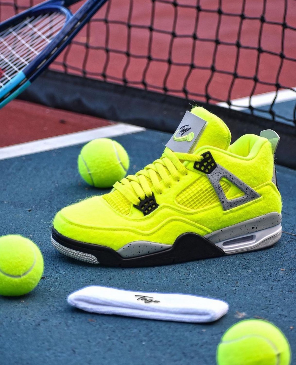 Nike Air Jordan 4 Bred Reimagined &acirc;��Let&acirc;��s Play Tennis&acirc;��_1