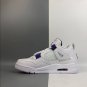 Nike Air Jordan 4 Court Purple-metallic Silver Sneaker