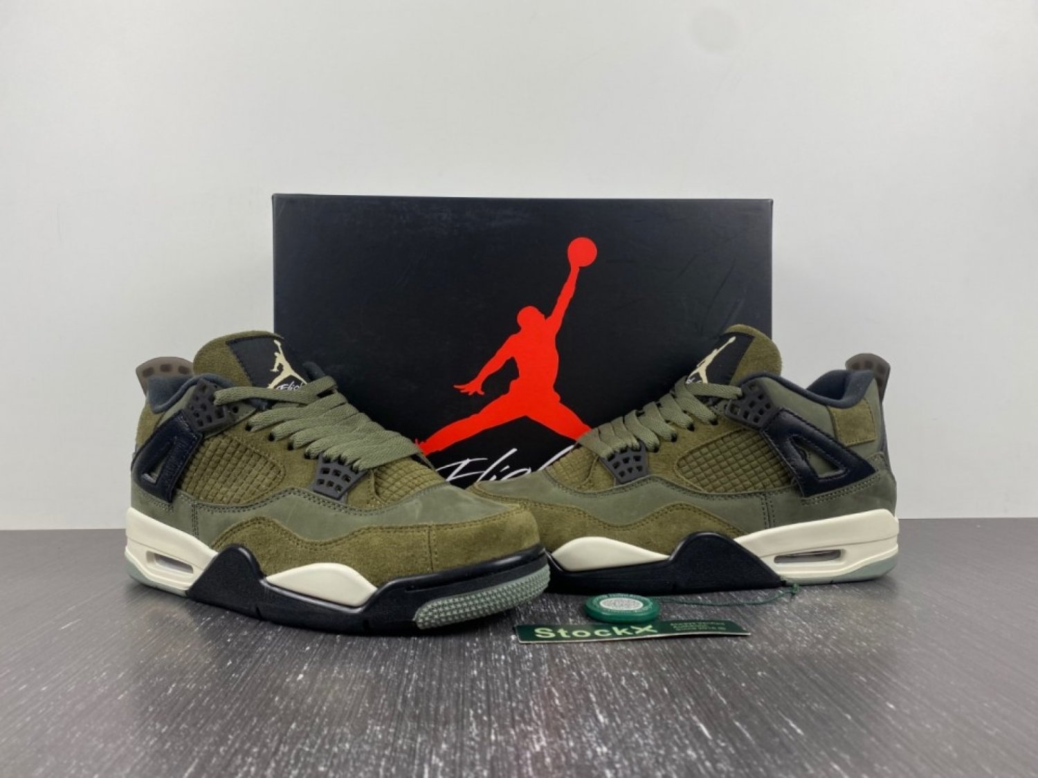Nike Air Jordan 4 Craft Medium Olive  Pale Vanilla Khaki Black Sail