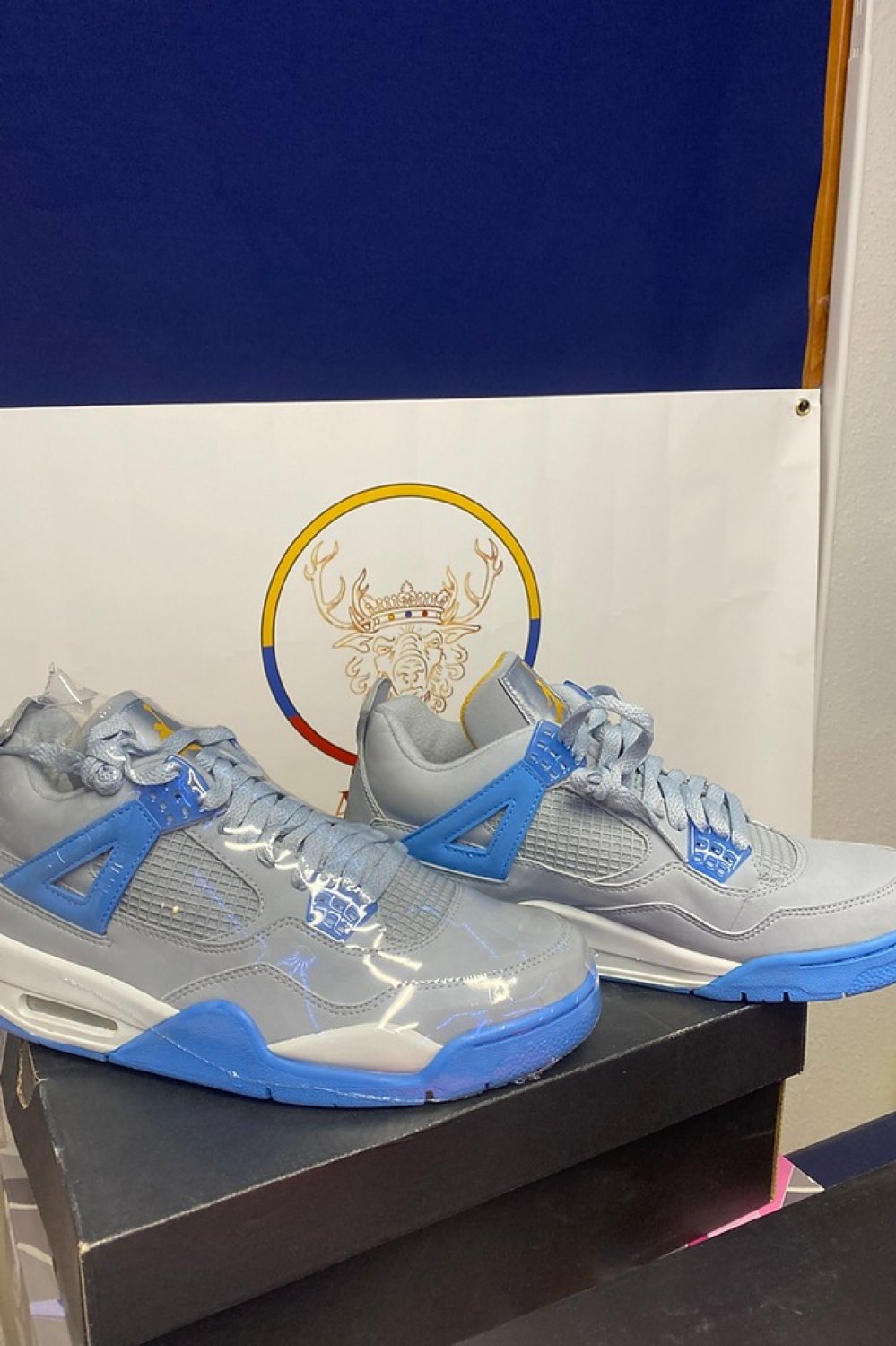 Nike Air Jordan 4 Mist Blue