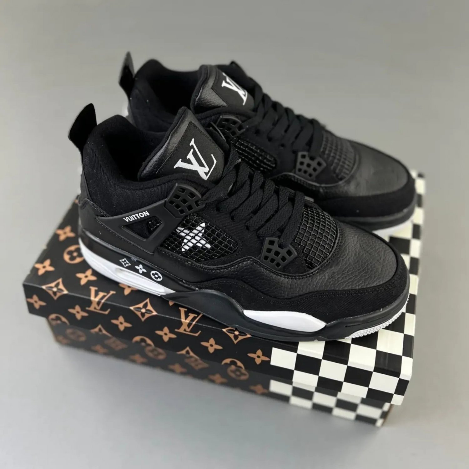 Nike Air Jordan 4 Monogram Black