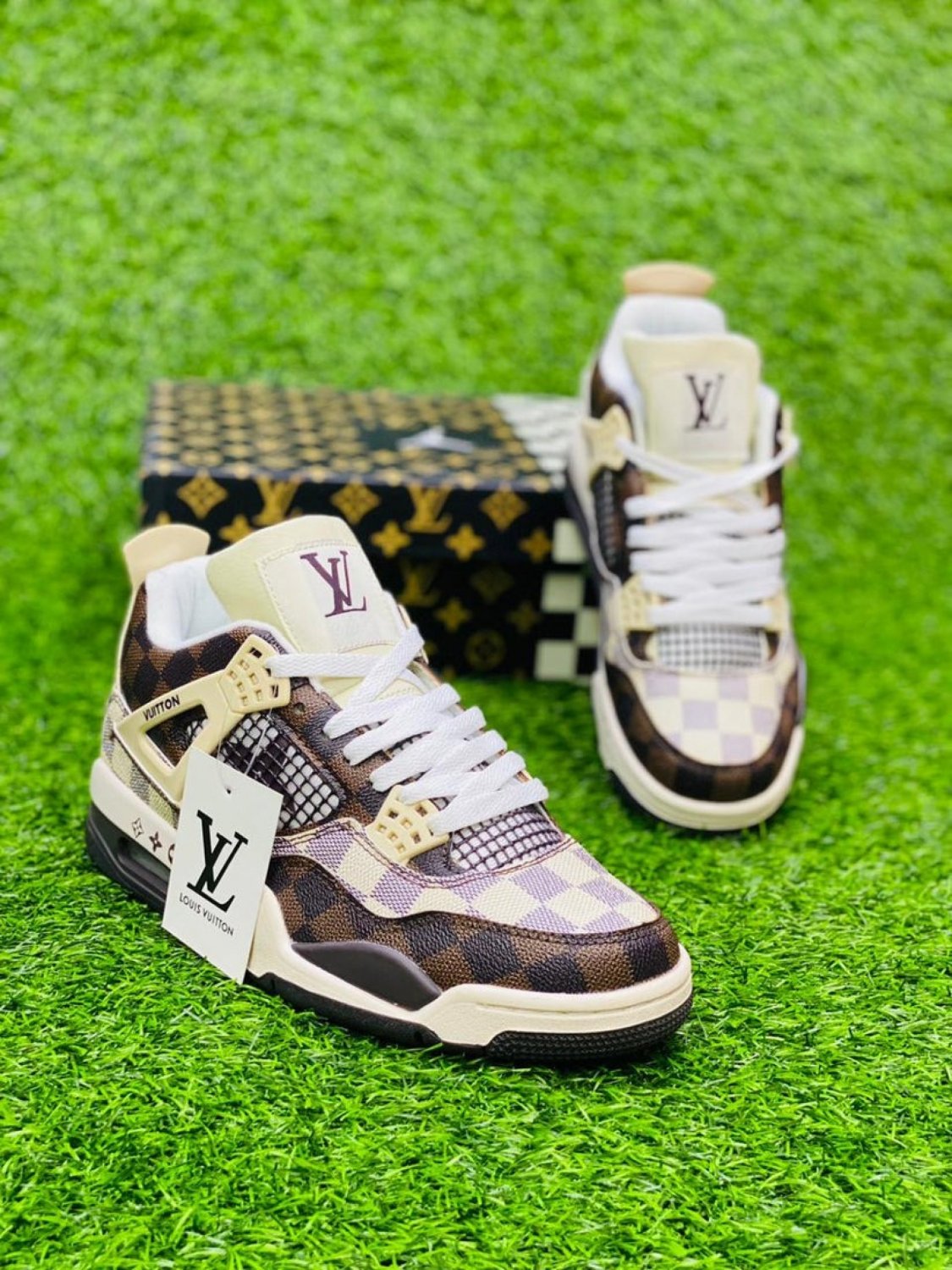 Nike Air Jordan 4 Monogram Brown