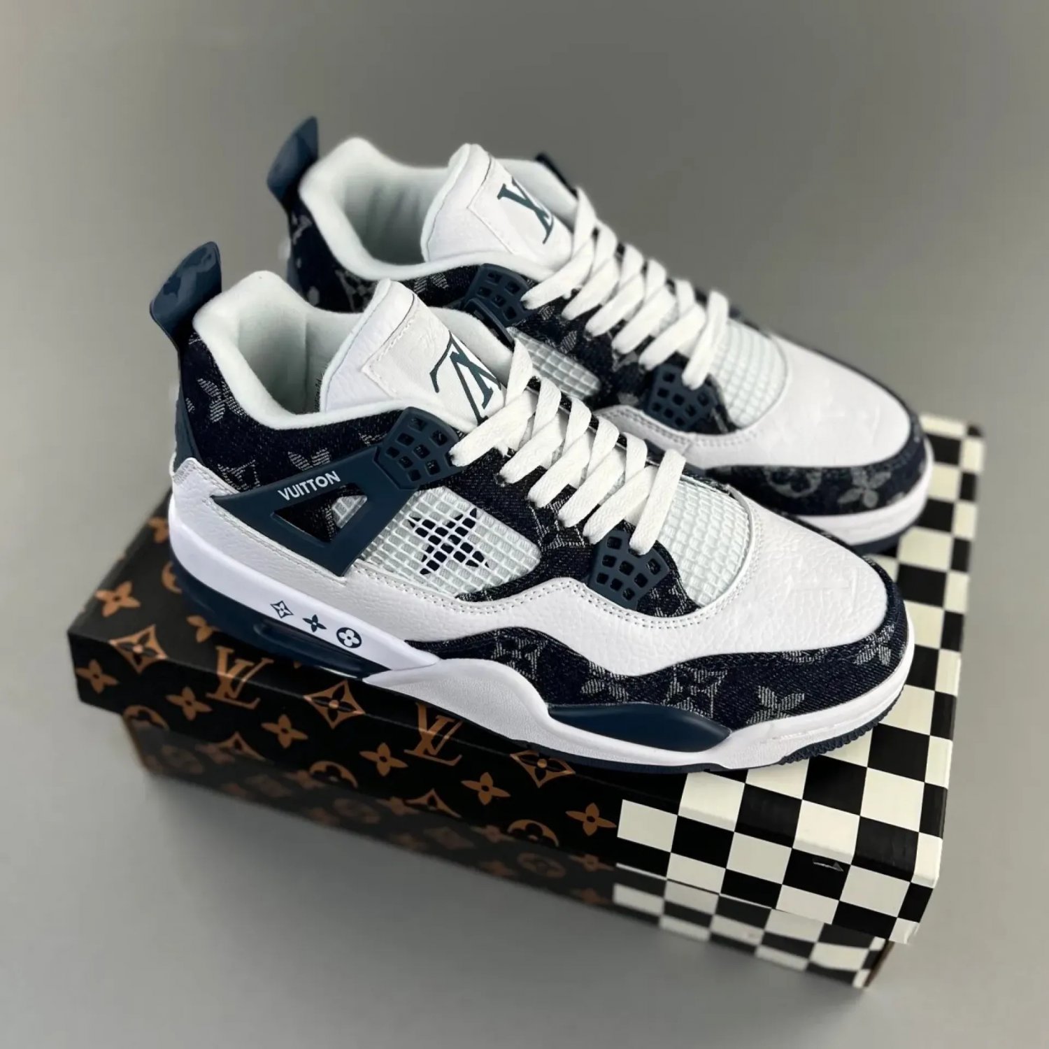 Nike Air Jordan 4 Monogram Navy