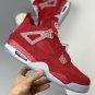 Nike Air Jordan 4 Oklahoma Sooners PE Red Suede