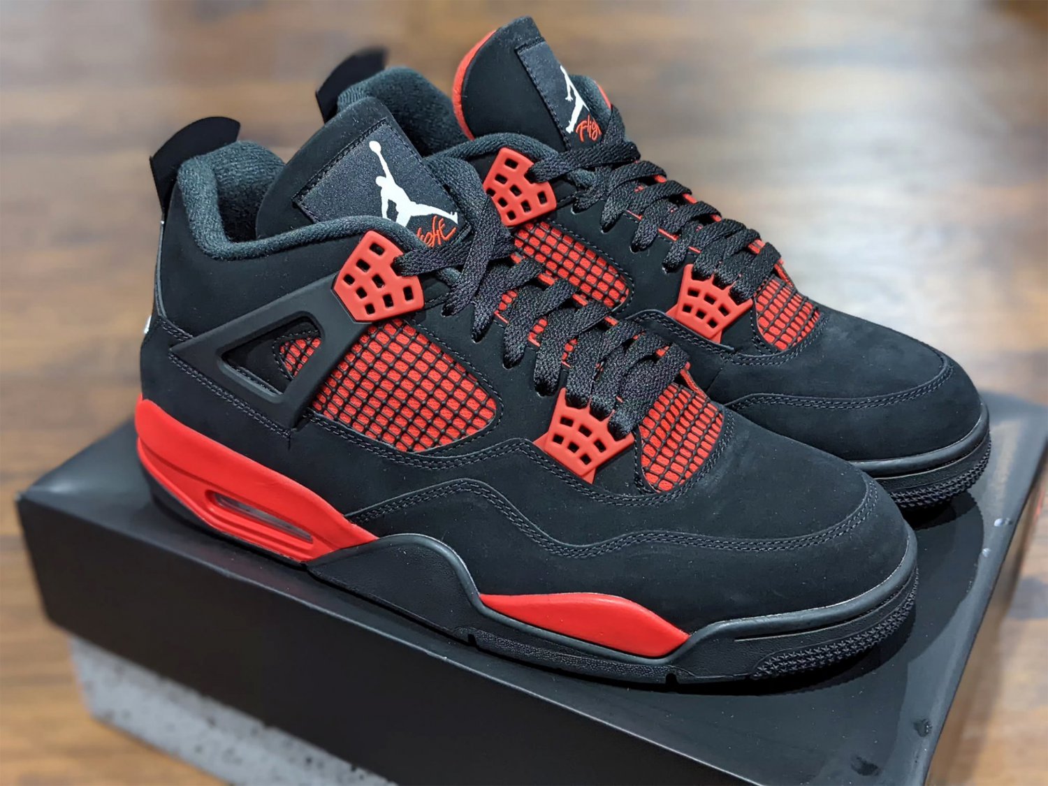 NIKE Air Jordan 4 Retro &acirc;�� RED THUNDER &acirc;��