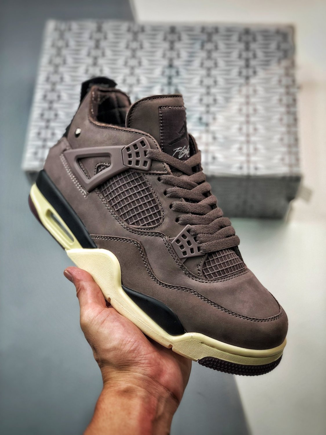Nike Air Jordan 4 Retro A Ma Mani&Atilde;&copy;re Violet Ore