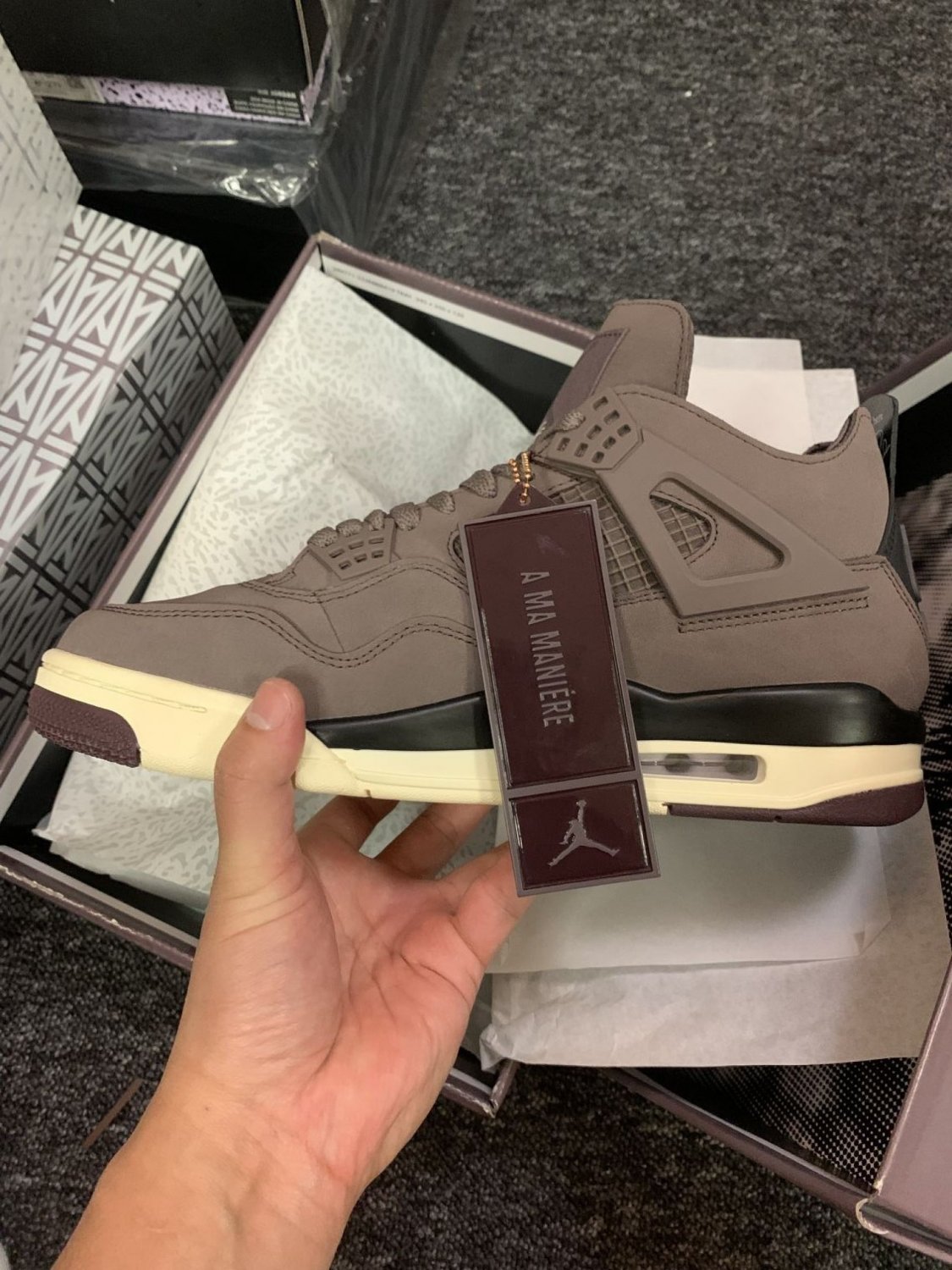 Nike Air Jordan 4 Retro A Ma Mani&Atilde;&copy;re Violet Ore_1