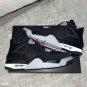 nike air jordan 4 retro black canvas