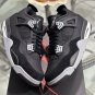 nike air jordan 4 retro black canvas_1