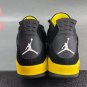 NIKE Air Jordan 4 Retro Black Tour Yellow