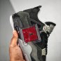 NIKE Air Jordan 4 Retro Fear Pack Black Grey