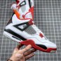 NIKE Air Jordan 4 Retro Fire Red White