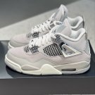 NIKE Air Jordan 4 Retro Frozen Moments White Grey