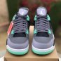 Nike Air Jordan 4 Retro Green Glow Grey Black
