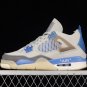 NIKE Air Jordan 4 Retro Grey Royal Blue White