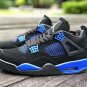 NIKE Air Jordan 4 Retro Heilan Black Sapphire Blue