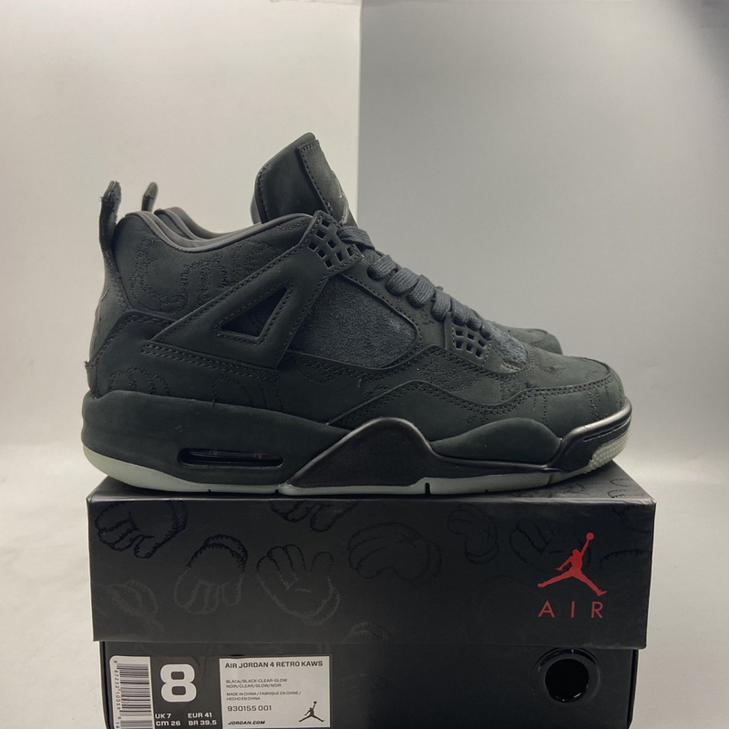 Nike Air Jordan 4 Retro Kaws Black_1