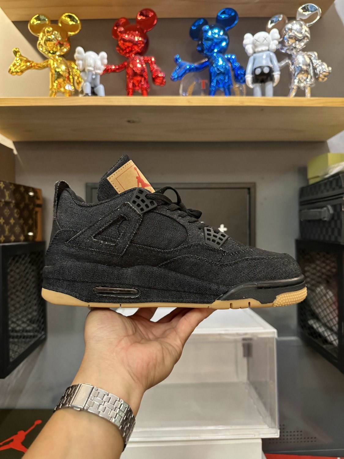 Nike Air Jordan 4 Retro Laser Black Gum (GS) CI2970-001