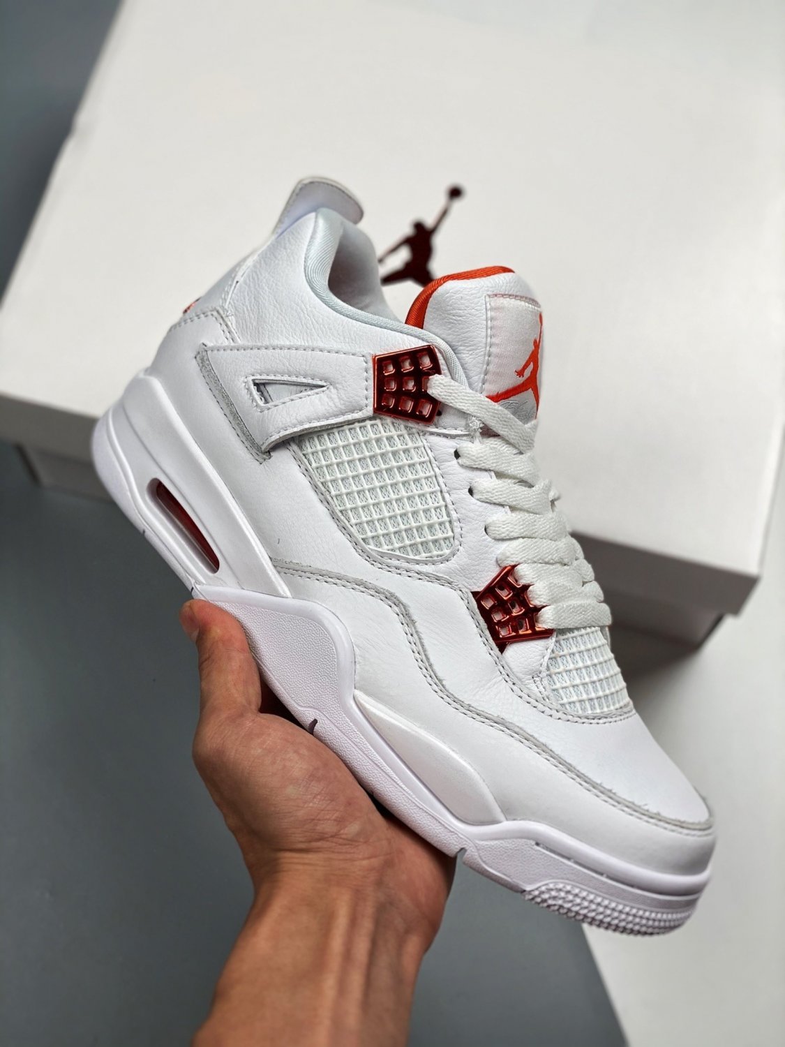 Nike Air Jordan 4 Retro Metallic Orange