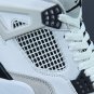 Nike Air Jordan 4 Retro Military Black White Neutral Grey