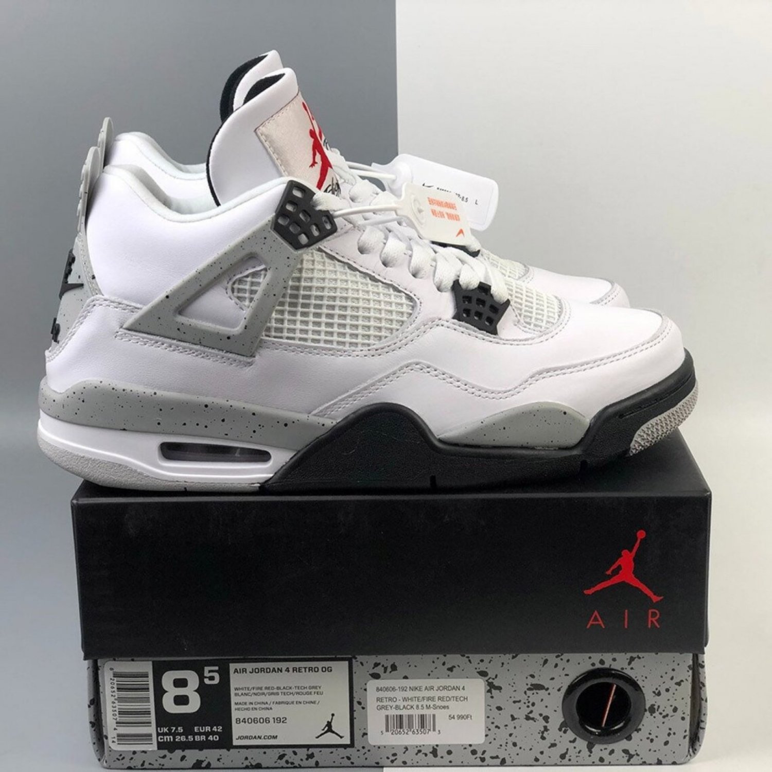 Nike Air Jordan 4 Retro White Cement_1