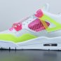 Nike Air Jordan 4 Retro White Lemon Pink