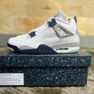 NIKE Air Jordan 4 Retro White Midnight Navy