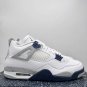 NIKE Air Jordan 4 Retro White Midnight Navy
