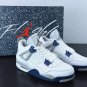 Nike Air Jordan 4 Retro White Navy Midnight