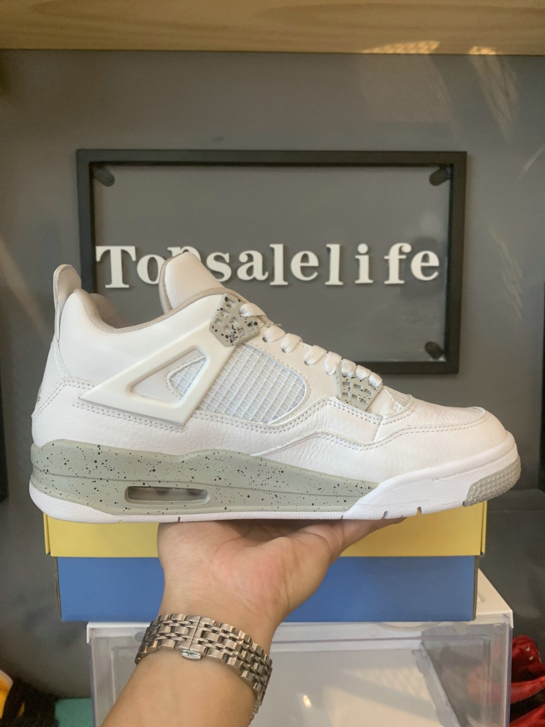 Nike Air Jordan 4 Retro White Oreo (2021) (GS)