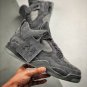 nike air jordan 4 retro x kaws cool grey