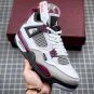 NIKE Air Jordan 4 Retro X PSG Paris Saint-Germain White Bordeaux
