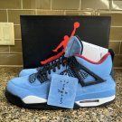 Nike Air Jordan 4 Retro X Travis Scott Cactus Jack Blue