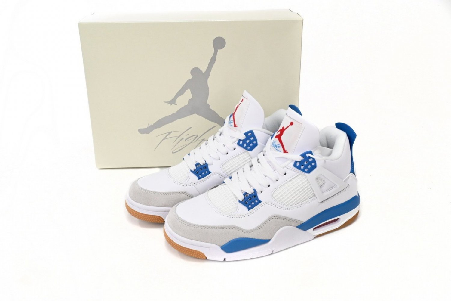 Nike Air Jordan 4 SB White Blue
