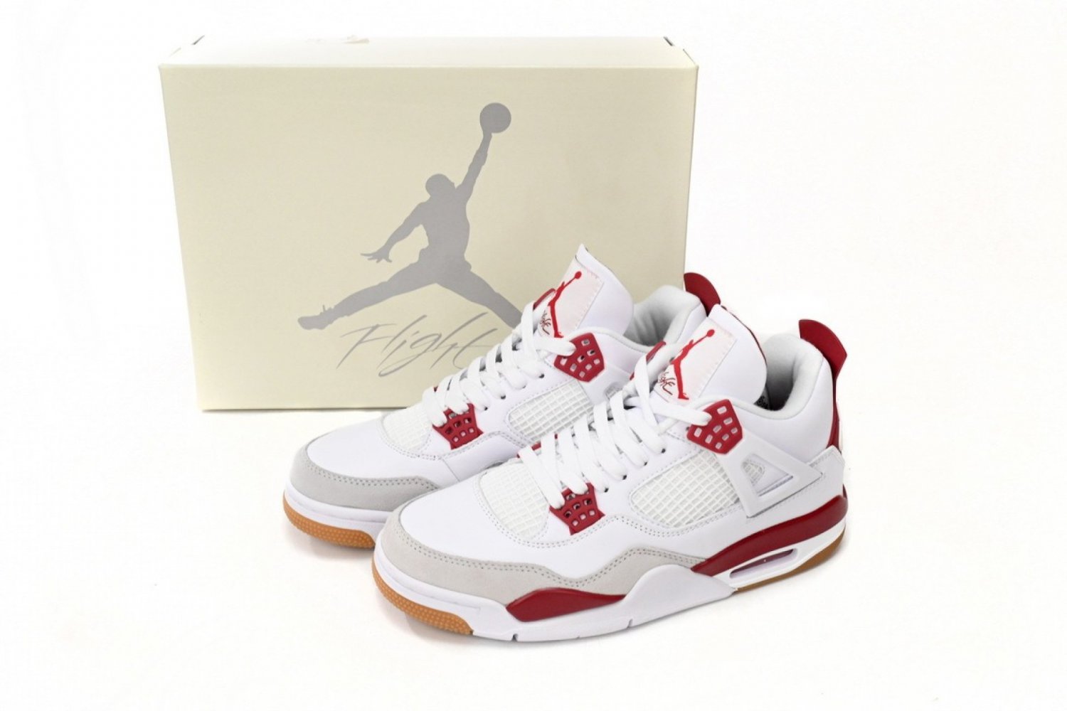 Nike Air Jordan 4 SB White Red