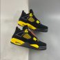 Nike Air Jordan 4 Thunder 2023 Black  tour Yellow Sneaker