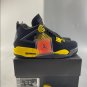 Nike Air Jordan 4 Thunder 2023 Black  tour Yellow Sneaker