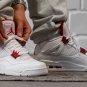 Nike Air Jordan 4 University Red- metallic Silver Sneaker