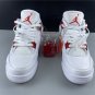 Nike Air Jordan 4 University Red- metallic Silver Sneaker